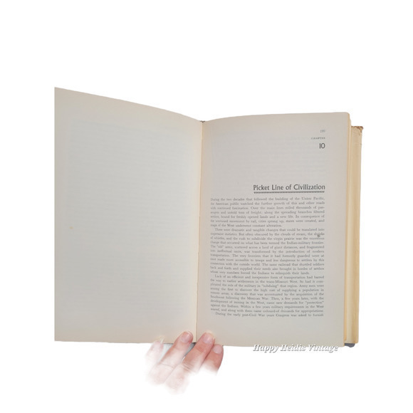 The Great Iron Trail: The Story of the First Transcontinental Railroad 1962 Book - Picture 5 of 12